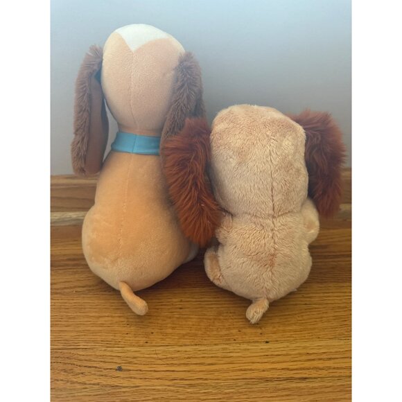 Lady & The Tramp Plush Toys Set Disney Babies Collectible Soft Stuffed Animals - Picture 3 of 5